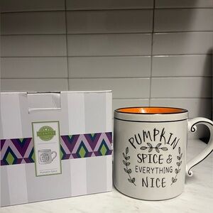 Scentsy “Pumpkin Spice & Everything Nice” Mug with Orange Interior